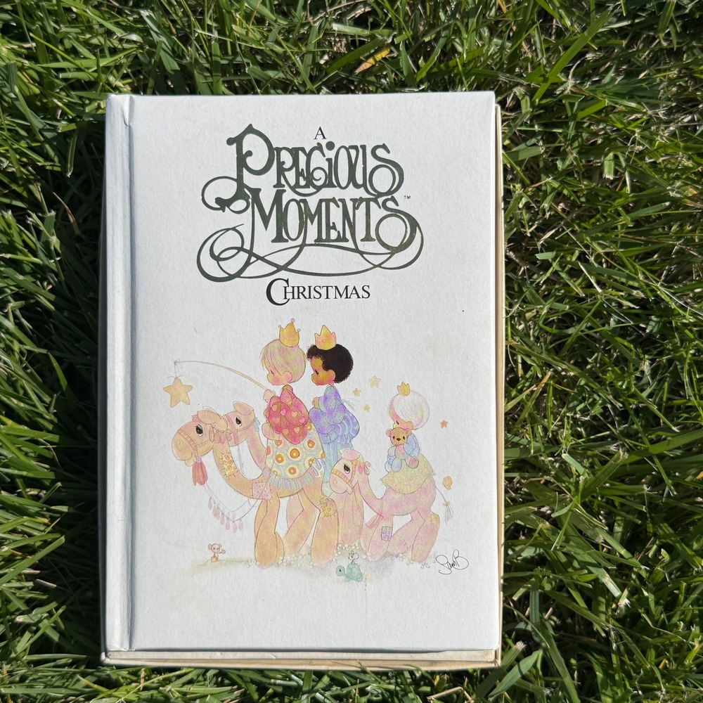 Vintage 1988 A Precious Moments Christmas Book Sam Butcher Hardcover 1st Edition